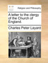 A letter to the clergy of the Church of England.