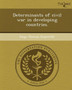 Determinants of Civil War in Developing Countries