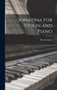Sonatina for Violin and Piano by Dvorak Anton - Hardback