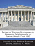 Review of Foreign Developments : Economic Developments in France: March-June 1965