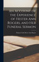 An Account of the Experience of Hester Ann Rogers, and her Funeral Sermon by Thomas Coke Hester Ann Rogers - Hardback