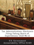 Tax Administration : Electronic Filing Falling Short of Expectations: Ggd-96-12