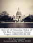 District of Columbia : Status of the New Convention Center Project: Aimd/Oce-98-238