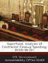 Superfund : Analysis of Contractor Cleanup Spending: Rced-98-221