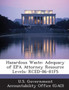 Hazardous Waste : Adequacy of EPA Attorney Resource Levels: Rced-86-81fs