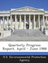 Quarterly Progress Report, April - June 1988