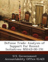 Defense Trade : Analysis of Support for Recent Initiatives: Nsiad-00-191