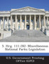 S. Hrg. 111-282 : Miscellaneous National Parks Legislation