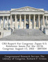 Crs Report for Congress : Japan-U.S. Relations: Issues for the 107th Congress: August 15, 2002 - Ib97004