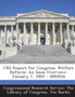 Crs Report for Congress : Welfare Reform: An Issue Overview: January 7, 2003 - Ib93034