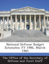 National Defense Budget Estimates : Fy 1986, March 1985