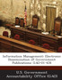 Information Management : Electronic Dissemination of Government Publications: Gao-01-428