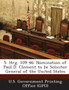 S. Hrg. 109-46 : Nomination of Paul D. Clement to Be Solicitor General of the United States