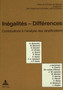 Inegalites-differences : Contributions a l'analyse des stratifications