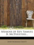 Memoir of REV. Samuel B. McPheeters...