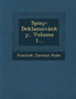 Spisy : Deklamovanky, Volume 1...