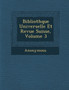 Biblioth Que Universelle Et Revue Suisse, Volume 3