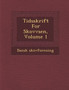 Tidsskrift for Skovv Sen, Volume 1