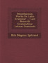 Miscellaneous Works on Latin Grammar ... : Loci Nonnvlli Grammaticae Latinae Examinati