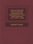 Vincenz Fettmilch : Eine Historische Erz Hlung Aus Der Geschichte Der Freien Stadt Frankfurt A/M. (1612 - 1616)