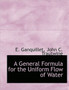 A General Formula for the Uniform Flow of Water
