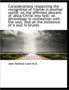 Considerations Respecting the Recognition of Friends in Another World; On the Affirmed Descent of Je