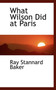 What Wilson Did at Paris