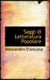 Saggi Di Letteratura Popolare