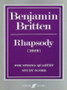 Rhapsody by Benjamin Britten - Paperback