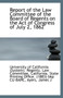 Report of the Law Committee of the Board of Regents on the Act of Congress of July 2, 1862