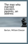 The Man Who Married Lincoln's Parents, an Address