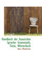 Handbuch Der Litauischen Sprache : Grammatik, Texte, Woerterbuch
