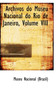 Archivos Do Museu Nacional Do Rio de Janeiro, Volume VIII