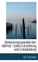 Bedeutungswandel Der Worter : Seine Entstehung Und Entwicklung