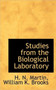 Studies from the Biological Laboratory