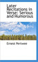 Later Recitations in Verse : Serious and Humorous