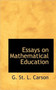 Essays on Mathematical Education