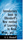 Introductory Book to Ollendorff's New Method of Learning to Read and Write