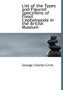 List of the Types and Figured Specimens of Fossil Cephalopoda in the British Museum