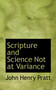 Scripture and Science Not at Variance