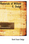 Memorials of William E. Dodge