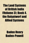 The Land Systems of British India Volume 3; Book 4. the Raiyatwerf and Allied Systems