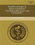 Narrative Strategies in Robert Schumann's Davidsbuendlertaenze and Dichterliebe. by Christina D Eckerty - Paperback