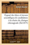 Expose Des Titres Et Travaux Scientifiques & Candidature A La Chaire de Clinique Chirurgicale