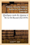 Quelques Mots de Reponse A M. Le Dr Ricord