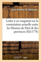 Lettre A Un Magistrat Sur La Contestation Actuelle Entre Les Libraires de Paris & Ceux Des Provinces