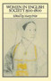 Women in English Society, 1500-1800