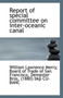 Report of Special Committee on Inter-Oceanic Canal