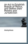 An Act to Establish Boards of Police, and Define their Powers and Jurisdiction
