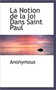 La Notion de La Loi Dans Saint Paul